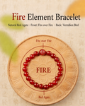 Fire Element Red Agate Bracelet