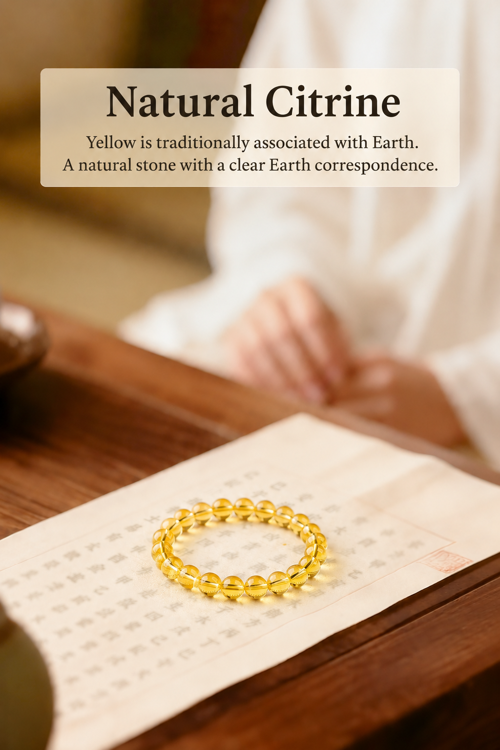 Earth Element Citrine Bracelet